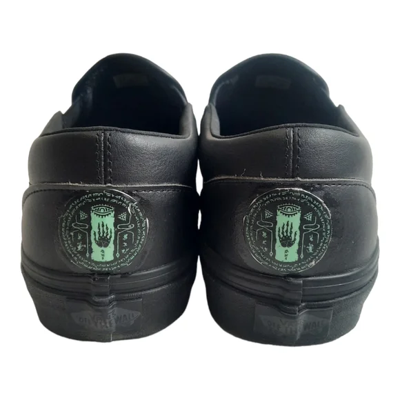 Vans Custom Glow in the dark Zelda Tears of the Kingdom black leather shoes 8.5 - Picture 5 of 16